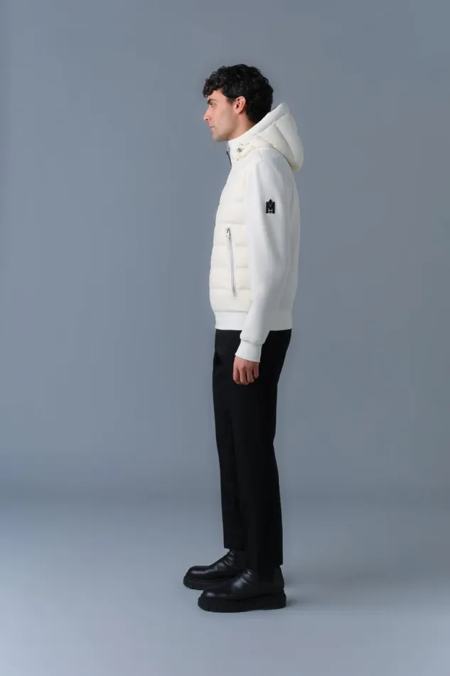 Puffer Men Mackage FRANKR Hybrid Jacket With Hood Black