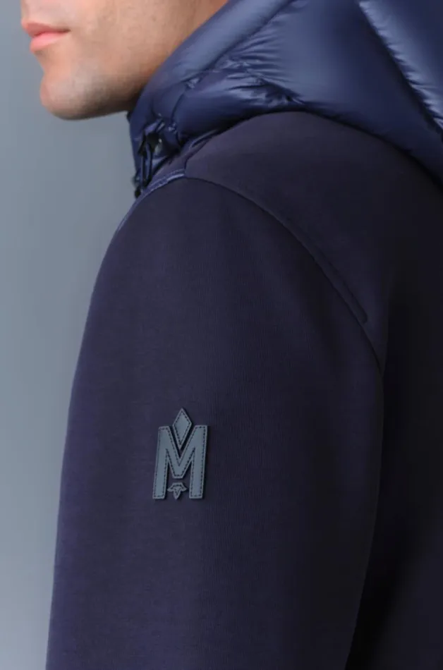 Puffer Men Mackage FRANKR Hybrid Jacket With Hood Black