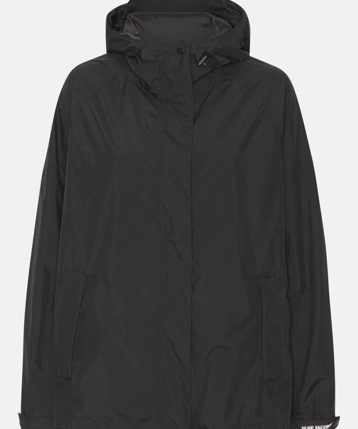 Rain Jacket 8211 Black Rainwear Ilse Jacobsen Raincoats