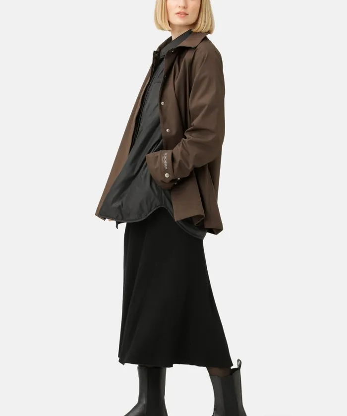 Rain Jacket 8211 Chocolate Brown Rainwear Ilse Jacobsen Raincoats