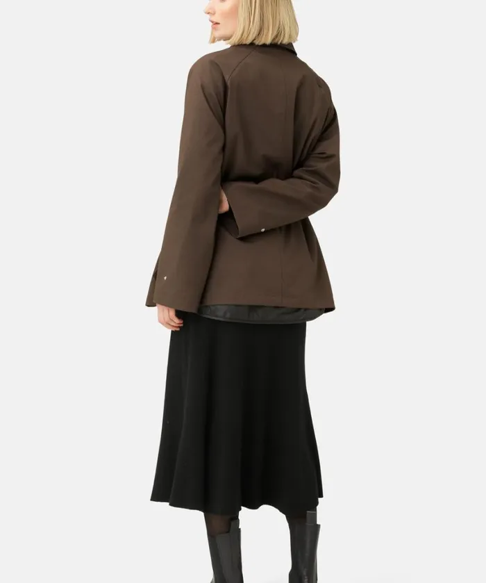 Rain Jacket 8211 Chocolate Brown Rainwear Ilse Jacobsen Raincoats