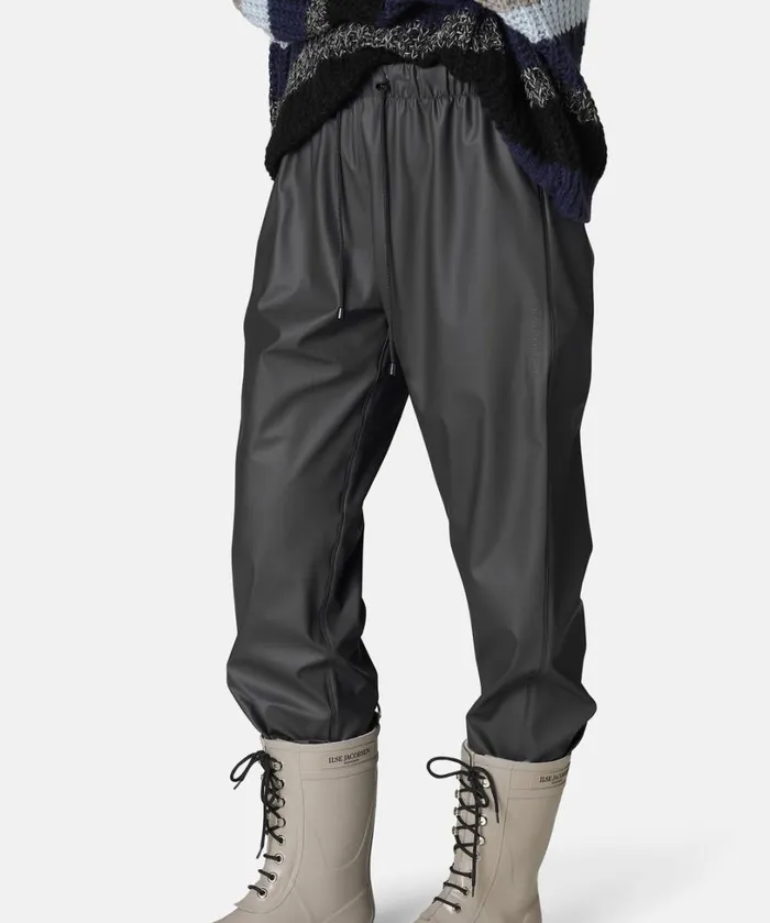 Rain Trousers 8211 Dark Shadow Rainwear Ilse Jacobsen Rain Trousers