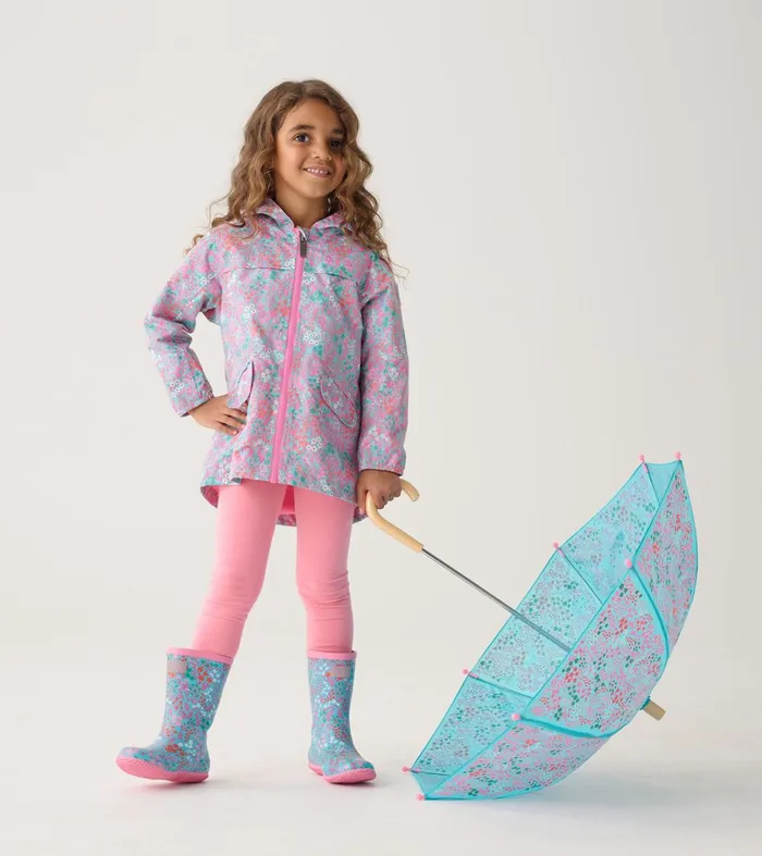 Rainwear GirlsBaby and Toddler Hatley Girls Ditsy Floral Packable Rain Boots