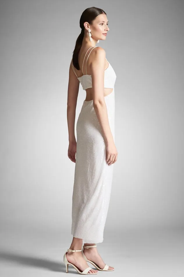 Reception Women Sachin and Babi Vivi Dress 8211 Off White
