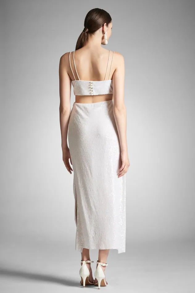 Reception Women Sachin and Babi Vivi Dress 8211 Off White
