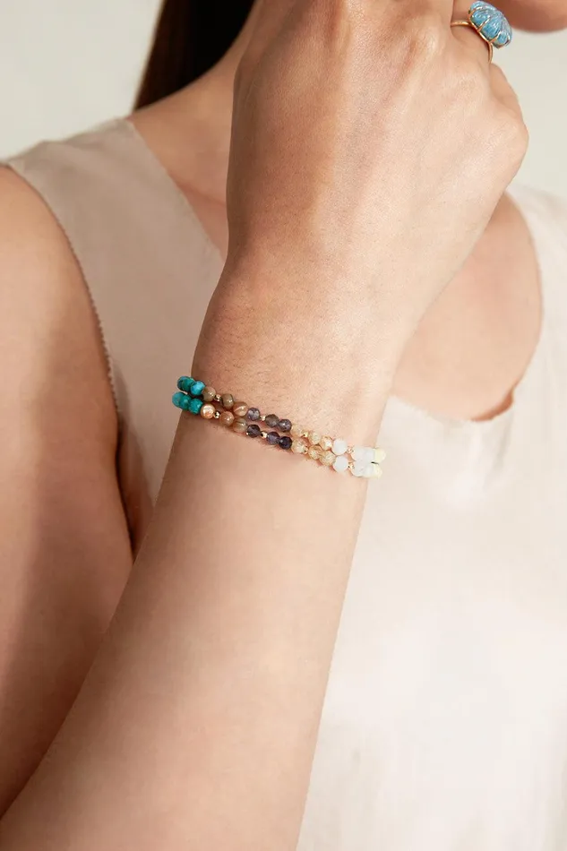 Rio Naked Wrap Bracelet Turquoise Mix Women Chan Luu Bracelets