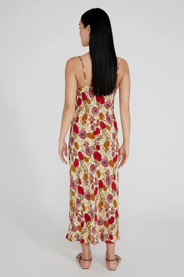 Rosalie Slip Dress Marigold Women Chan Luu Dresses