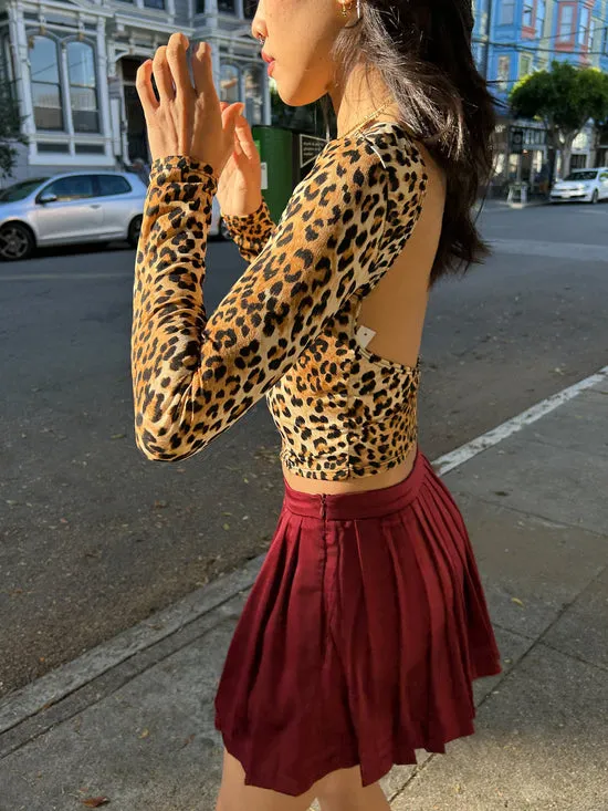 Rowan Top Leopard Tops Lisa Says Gah Women