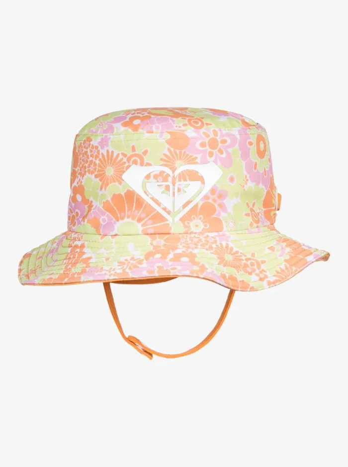 Roxy Accessories Girl039s 27 New Bobby Reversible Swim Hat Mock Orange Piece Of Paradise 8211 Kids