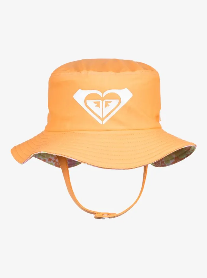 Roxy Accessories Girl039s 27 New Bobby Reversible Swim Hat Mock Orange Piece Of Paradise 8211 Kids