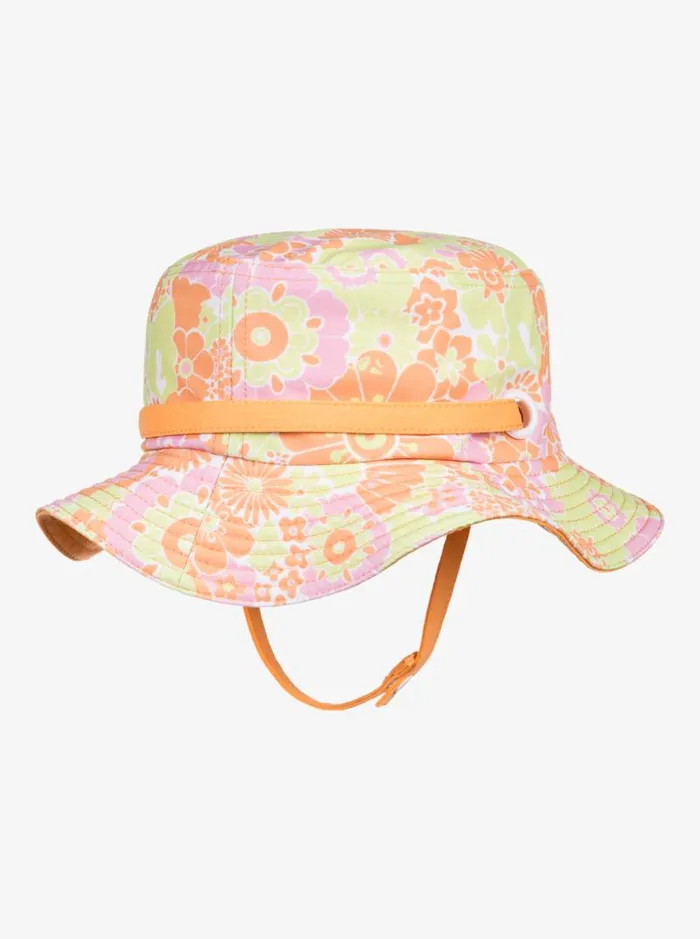 Roxy Accessories Girl039s 27 New Bobby Reversible Swim Hat Mock Orange Piece Of Paradise 8211 Kids