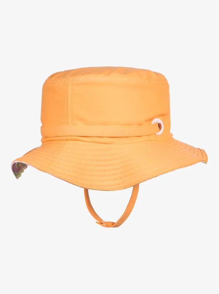 Roxy Accessories Girl039s 27 New Bobby Reversible Swim Hat Mock Orange Piece Of Paradise 8211 Kids