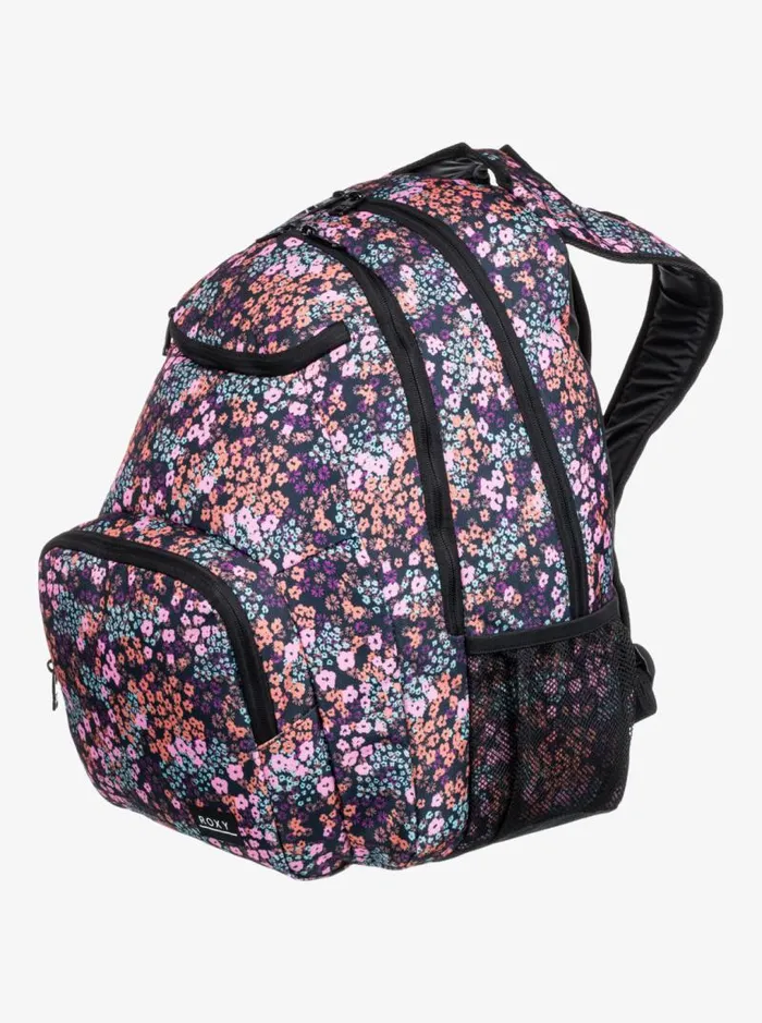 Roxy Backpacks Shadow Swell Printed 24L Medium Backpack Anthracite Floral Daze 8211 Women Roxy Backpacks Shadow Swell Printed 24L Medium Backpack Anthracite Floral Daze 8211 Women
