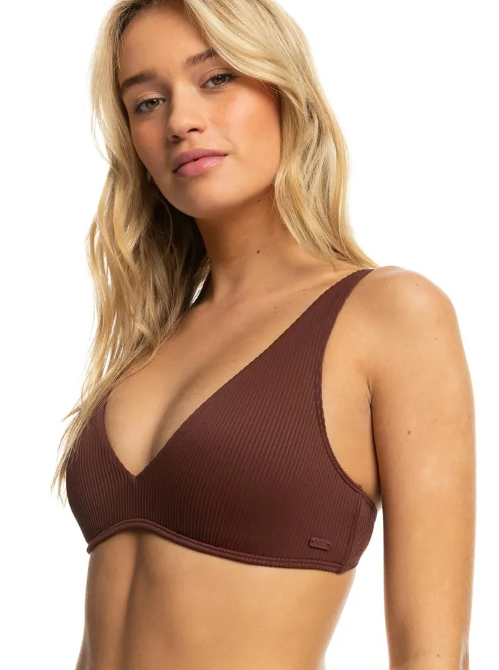 Roxy Bikini Tops Roxy Love The Oceana Bikini Top Bitter Chocolate 8211 Women Roxy Bikini Tops Roxy Love The Oceana Bikini Top Bitter Chocolate 8211 Women