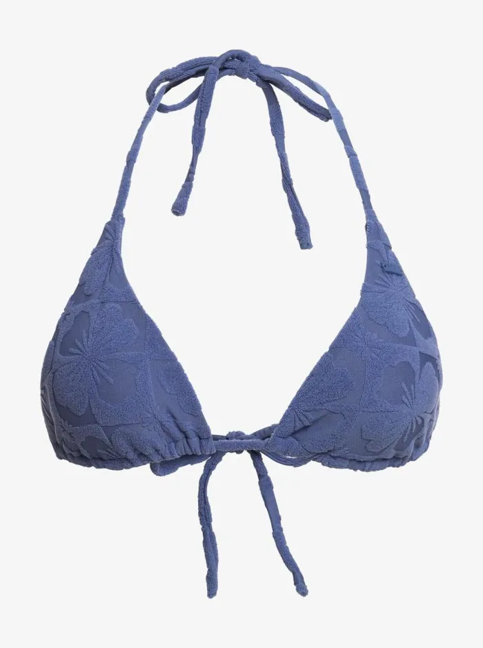 Roxy Bikini Tops Sun Click Tiki Tri Bikini Top Marlin 8211 Women