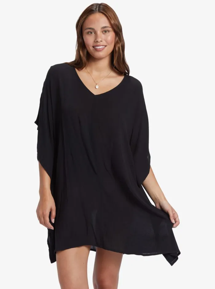 Roxy Cover Ups Moon Blessing Poncho Anthracite 8211 Women