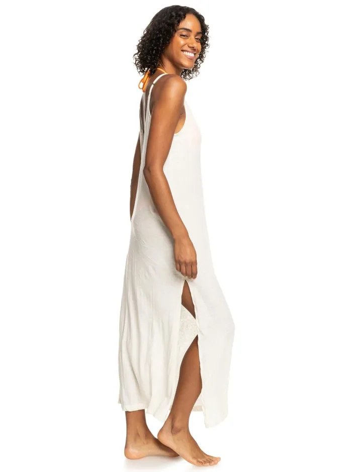 Roxy Cover Ups Salty Love VNeck Dress Natural 8211 Women