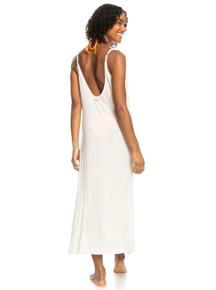 Roxy Cover Ups Salty Love VNeck Dress Natural 8211 Women
