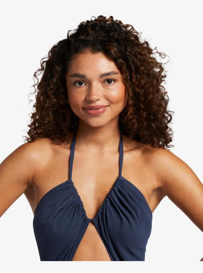 Roxy Dresses Away On Vacay Wide Leg Jumpsuit Mood Indigo 8211 Women