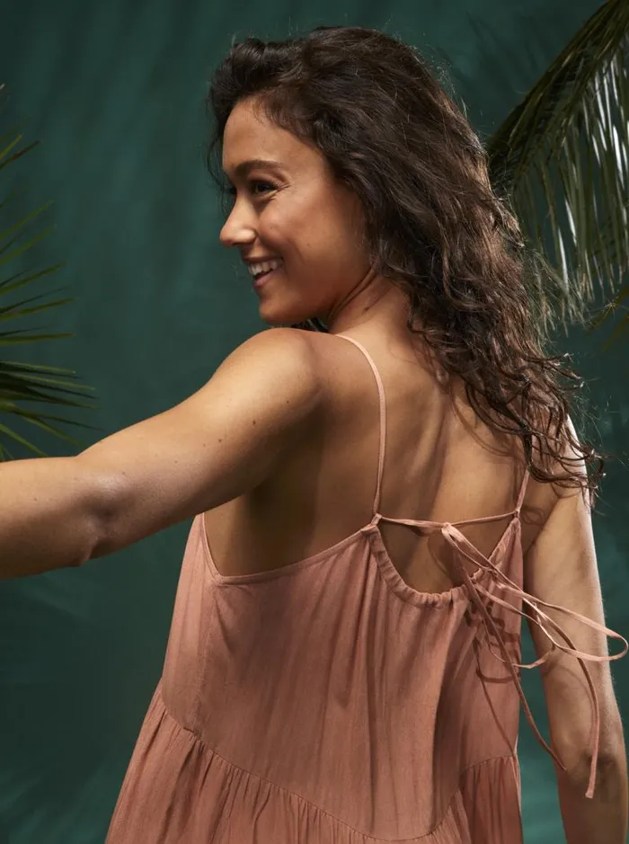Roxy Dresses Evening Breeze Tent Dress Cedar Wood 8211 Women Roxy Dresses Evening Breeze Tent Dress Cedar Wood 8211 Women
