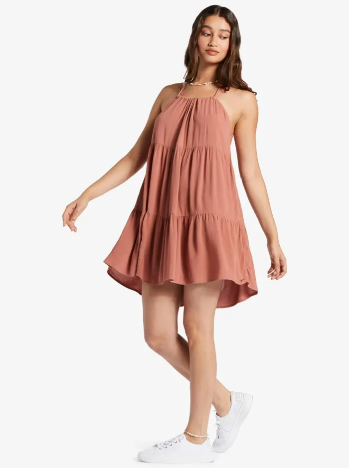 Roxy Dresses Evening Breeze Tent Dress Cedar Wood 8211 Women Roxy Dresses Evening Breeze Tent Dress Cedar Wood 8211 Women