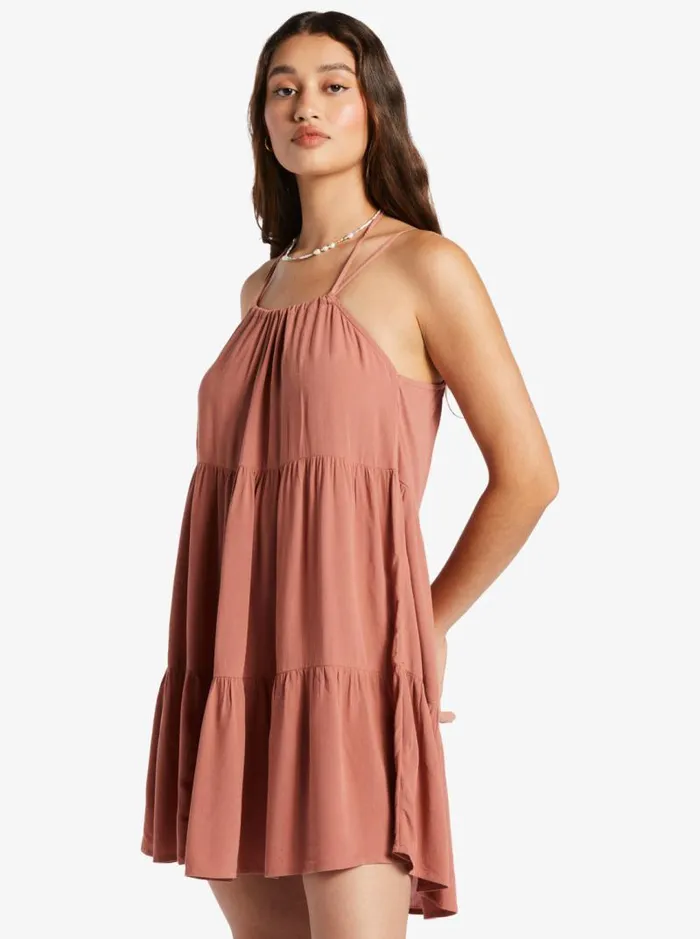 Roxy Dresses Evening Breeze Tent Dress Cedar Wood 8211 Women Roxy Dresses Evening Breeze Tent Dress Cedar Wood 8211 Women