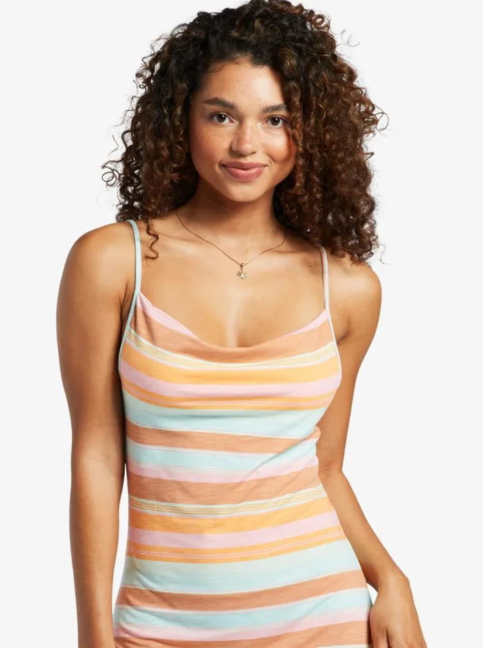 Roxy Dresses Last Dance Midi Dress Sunset Spectrum Stripe 8211 Women Roxy Dresses Last Dance Midi Dress Sunset Spectrum Stripe 8211 Women
