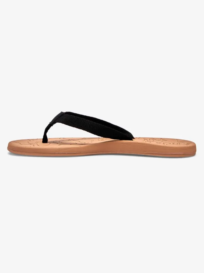 Roxy Flip Flops Colbee Sandals Black 8211 Women Roxy Flip Flops Colbee Sandals Black 8211 Women