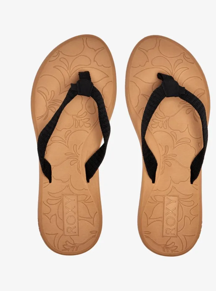 Roxy Flip Flops Colbee Sandals Black 8211 Women Roxy Flip Flops Colbee Sandals Black 8211 Women