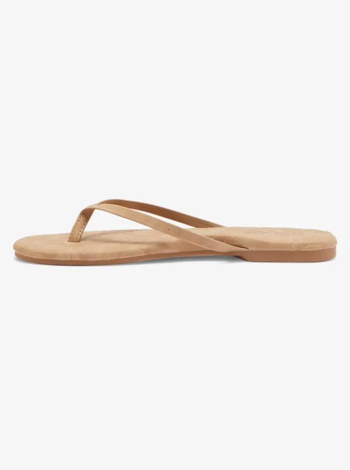 Roxy Flip Flops Gabbie FlipFlops Tan 8211 Women Roxy Flip Flops Gabbie FlipFlops Tan 8211 Women