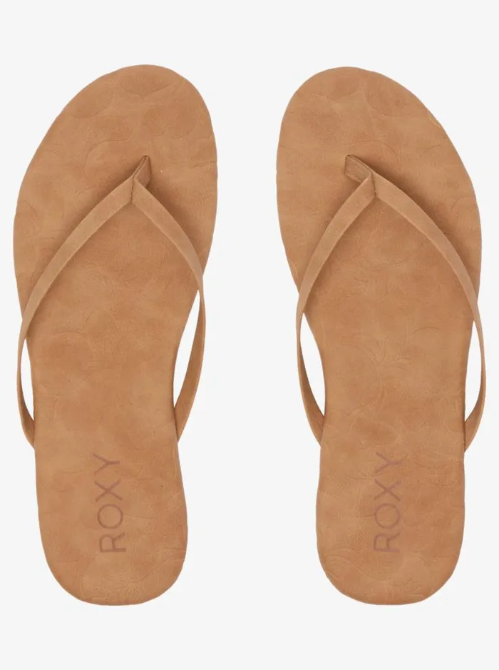 Roxy Flip Flops Gabbie FlipFlops Tan 8211 Women Roxy Flip Flops Gabbie FlipFlops Tan 8211 Women