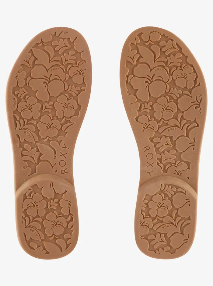 Roxy Flip Flops Gabbie FlipFlops Tan 8211 Women Roxy Flip Flops Gabbie FlipFlops Tan 8211 Women