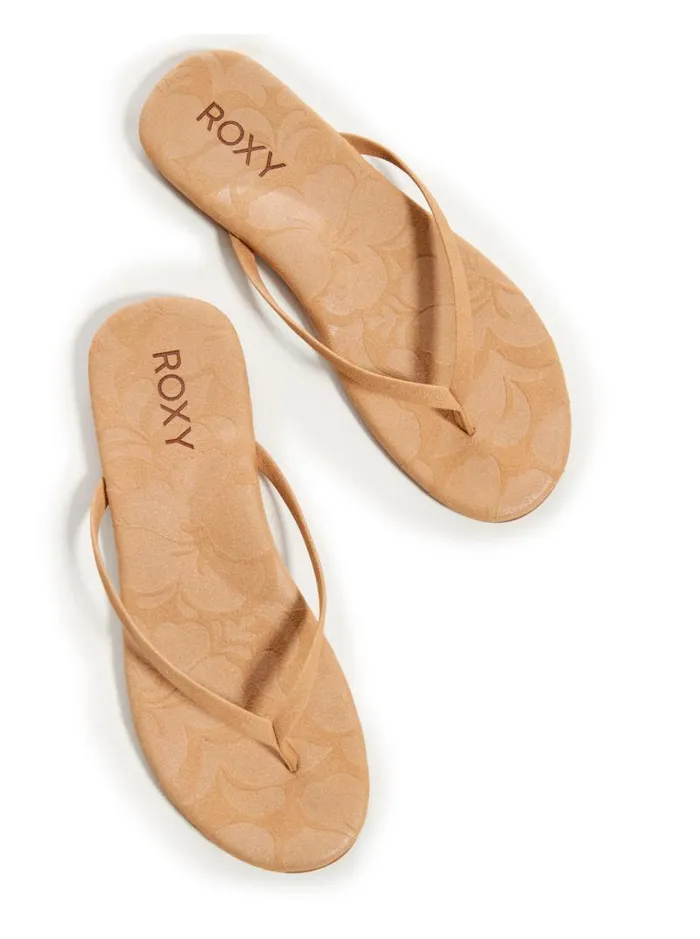 Roxy Flip Flops Gabbie FlipFlops Tan 8211 Women Roxy Flip Flops Gabbie FlipFlops Tan 8211 Women