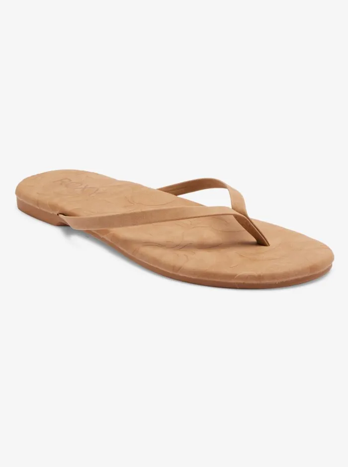 Roxy Flip Flops Gabbie FlipFlops Tan 8211 Women Roxy Flip Flops Gabbie FlipFlops Tan 8211 Women