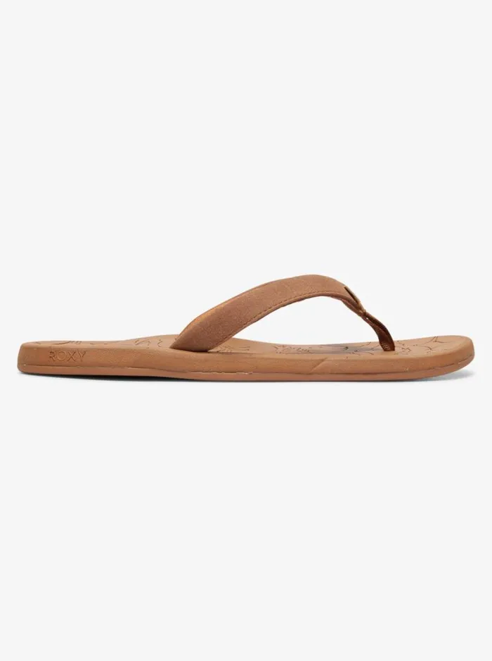 Roxy Flip Flops Vickie FlipFlops Tan 8211 Women