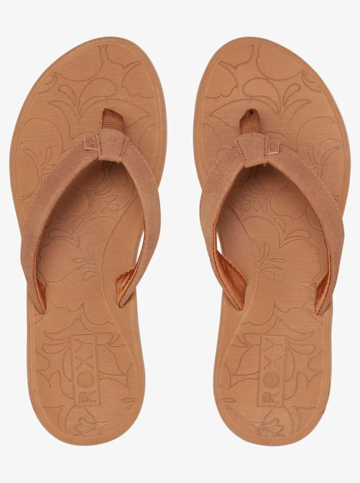Roxy Flip Flops Vickie FlipFlops Tan 8211 Women
