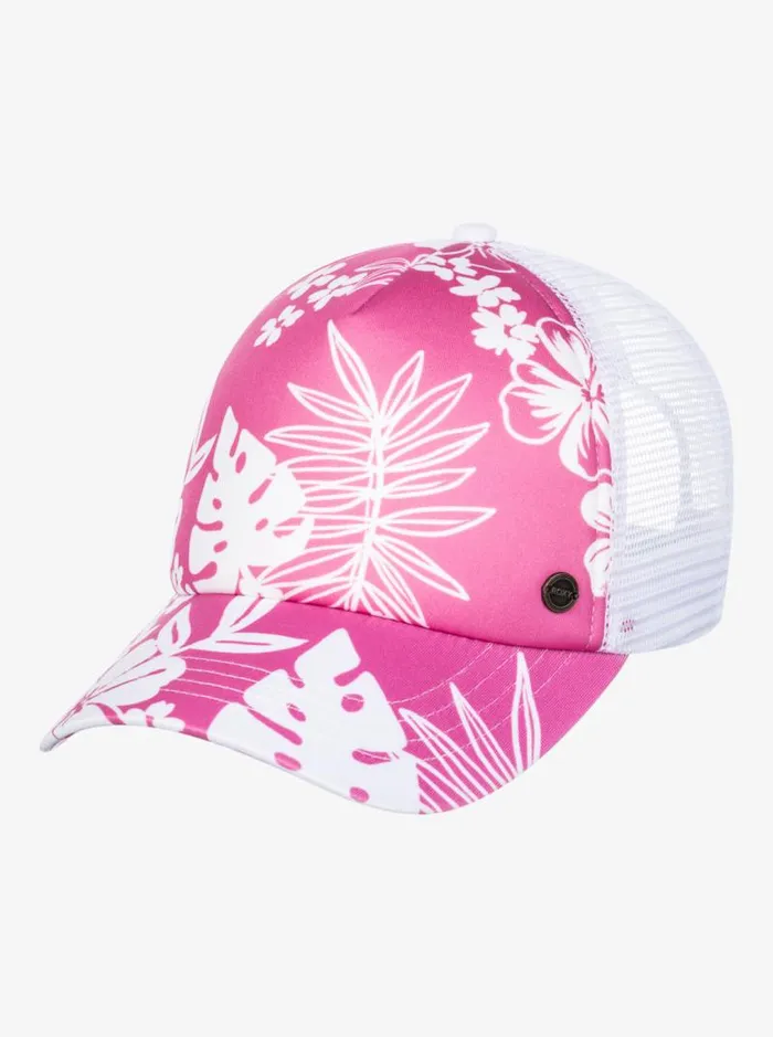 Roxy Hats Beautiful Morning Trucker Hat Shocking Pink Hello Aloha 8211 Women Roxy Hats Beautiful Morning Trucker Hat Shocking Pink Hello Aloha 8211 Women