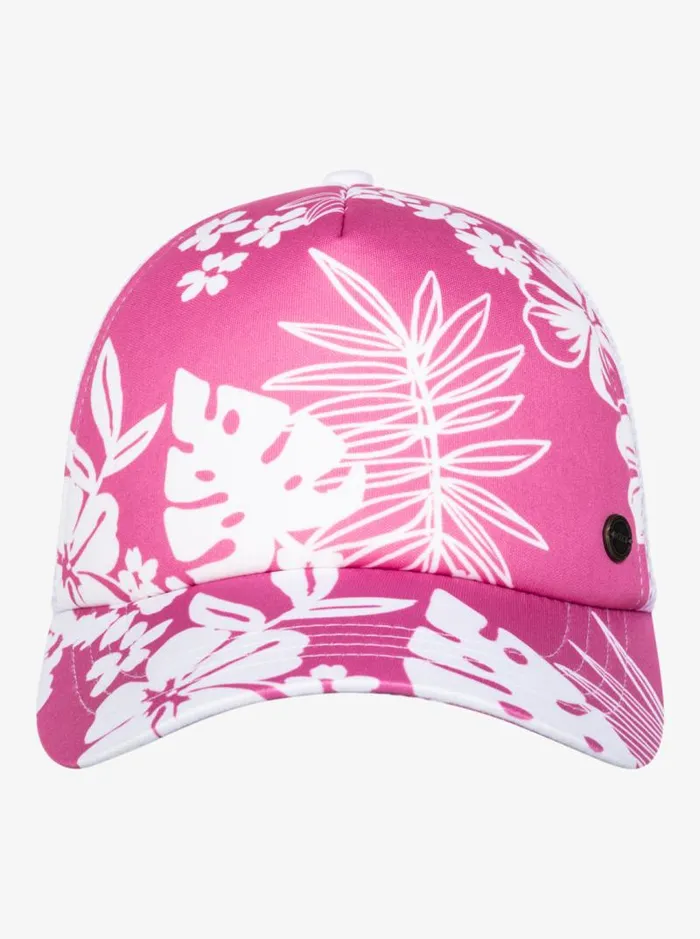 Roxy Hats Beautiful Morning Trucker Hat Shocking Pink Hello Aloha 8211 Women Roxy Hats Beautiful Morning Trucker Hat Shocking Pink Hello Aloha 8211 Women
