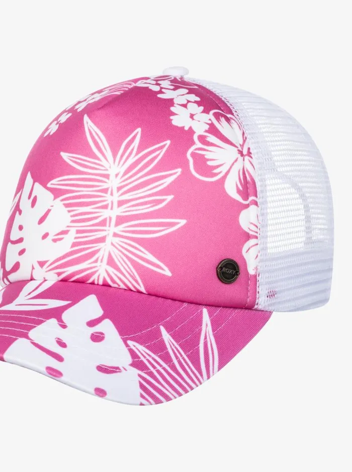Roxy Hats Beautiful Morning Trucker Hat Shocking Pink Hello Aloha 8211 Women Roxy Hats Beautiful Morning Trucker Hat Shocking Pink Hello Aloha 8211 Women