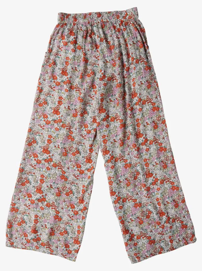 Roxy Jeans and Pants Girls039 416 You Found Me Palazzo Pants Tiger Lily Autumn Ditsy 8211 Kids