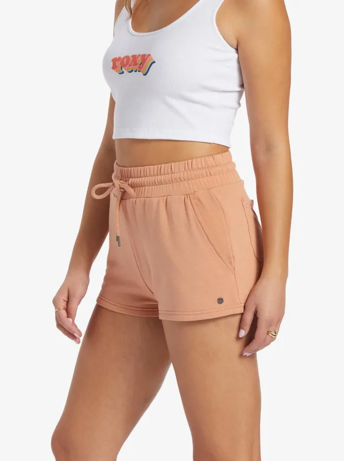 Roxy Loungewear Check Out Sweat Shorts Cork 8211 Women