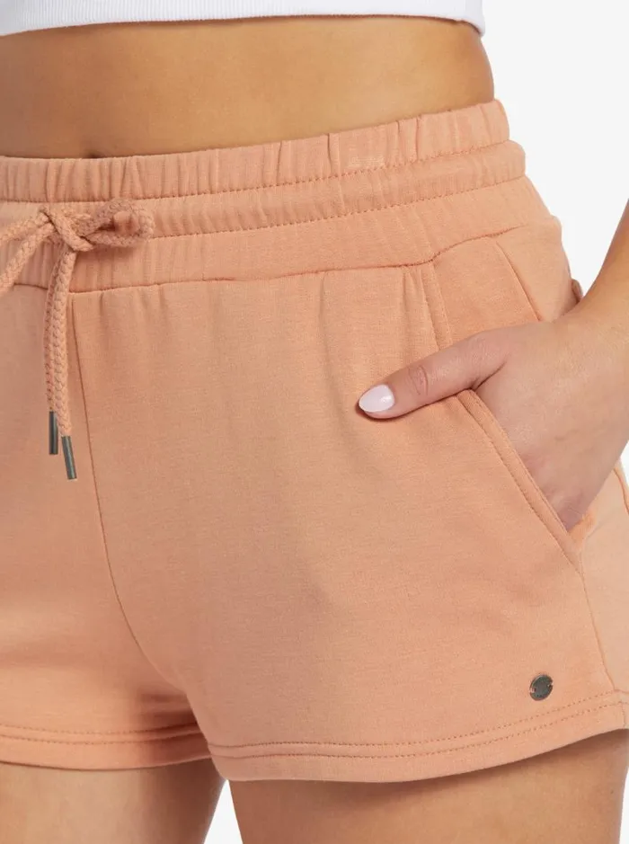 Roxy Loungewear Check Out Sweat Shorts Cork 8211 Women