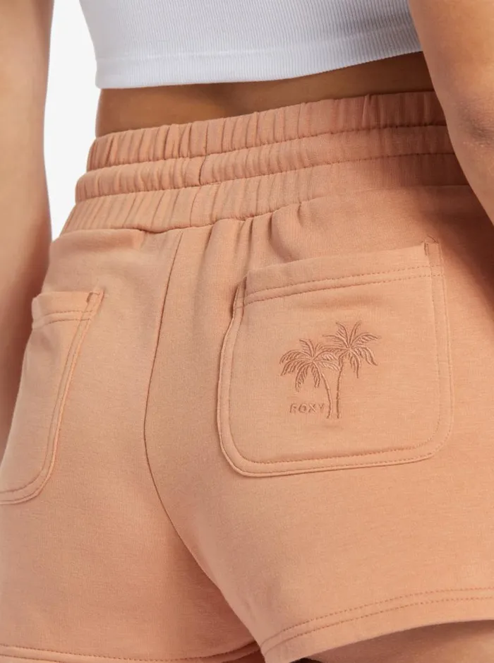 Roxy Loungewear Check Out Sweat Shorts Cork 8211 Women
