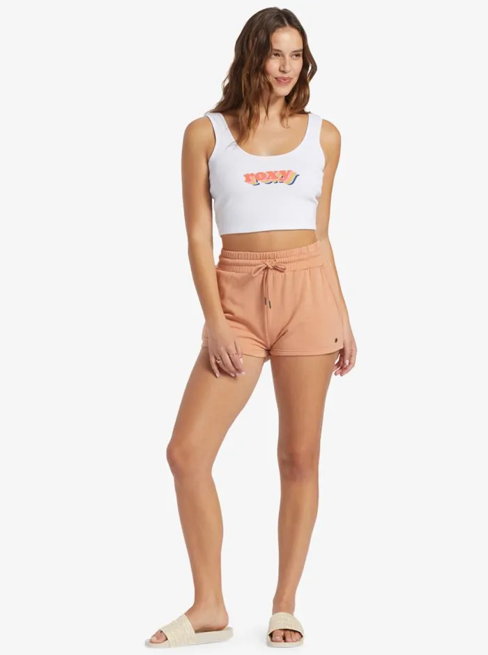 Roxy Loungewear Check Out Sweat Shorts Cork 8211 Women