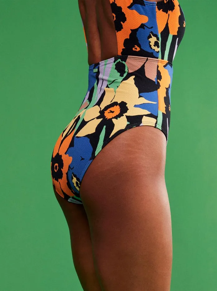Roxy One Pieces Color Jam OnePiece Swimsuit Anthracite Flower Jammin 8211 Women