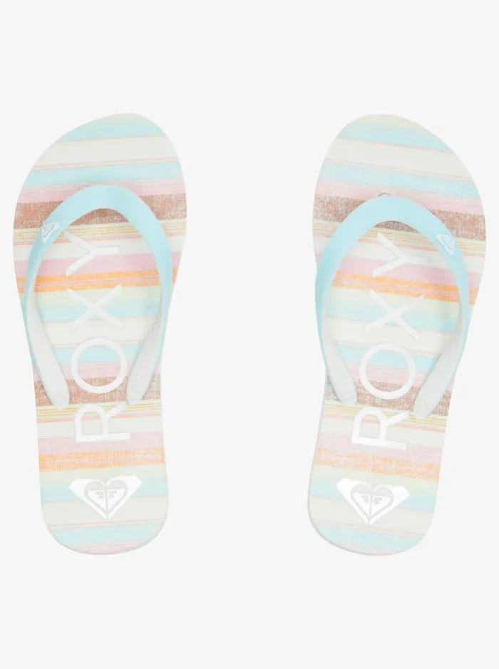 Roxy Shoes and Sandals Girl039s 416 Tahiti FlipFlops Multi 2 8211 Kids