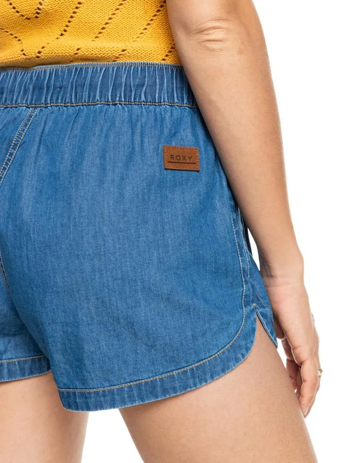 Roxy Shorts New Impossible Denim Shorts Medium Blue 8211 Women Roxy Shorts New Impossible Denim Shorts Medium Blue 8211 Women