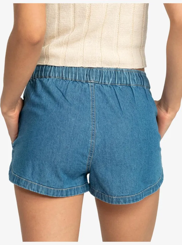 Roxy Shorts New Impossible Denim Shorts Medium Blue 8211 Women Roxy Shorts New Impossible Denim Shorts Medium Blue 8211 Women