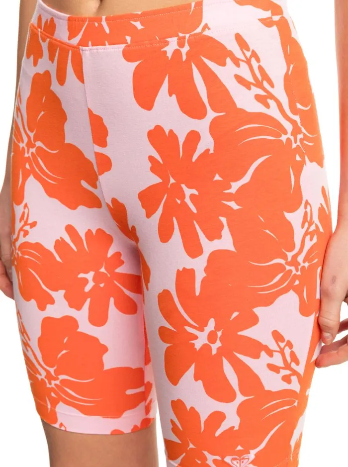 Roxy Shorts SurfKindKate Bike Shorts Pink Frosting My Kind Of Hibis 8211 Women