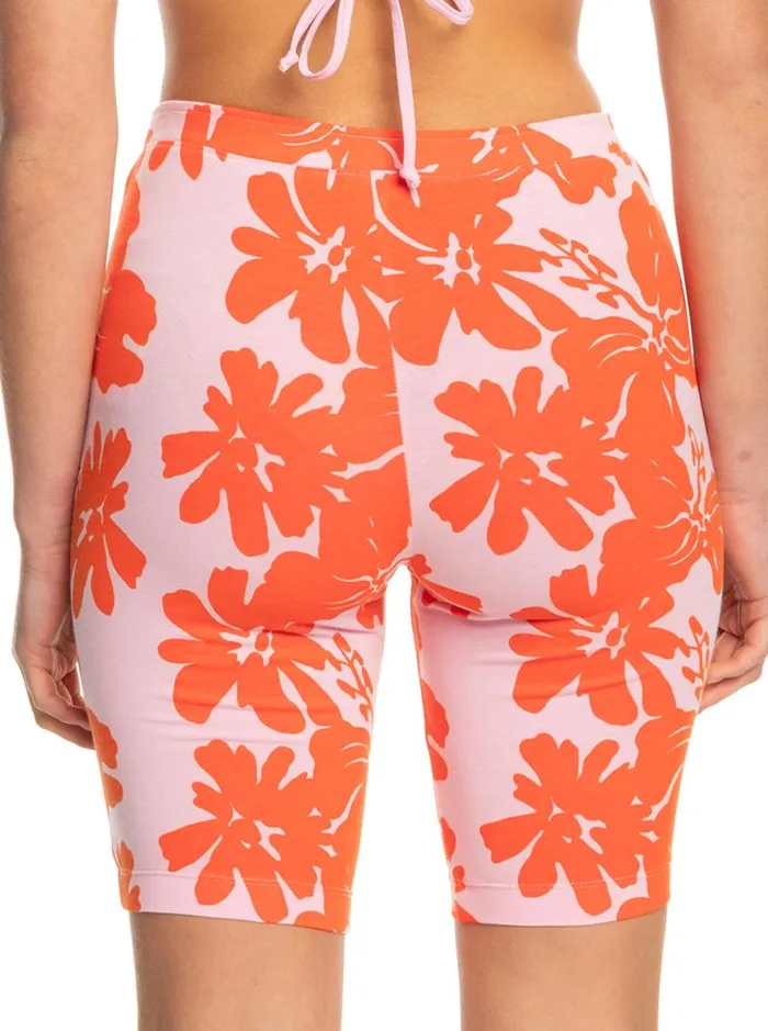 Roxy Shorts SurfKindKate Bike Shorts Pink Frosting My Kind Of Hibis 8211 Women